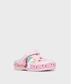 sabots souples perfores a motif licorne fille roseH026201_2