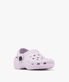 sabots souples unis dessus perfore fille violetH027301_2