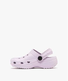 sabots souples unis dessus perfore fille violetH027301_3