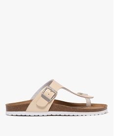 GEMO Tongs avec dessus verni femme - Valentina Baldano Beige