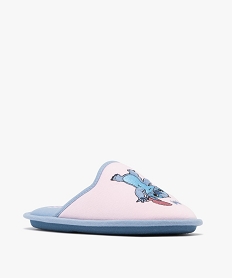 chaussons mules motif stitch femme - disney bleuH036401_2