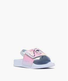 sandales de piscine a motifs stitch et angel avec elastique au talon fille - disney bleuH038001_2