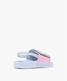 sandales de piscine a motifs stitch et angel avec elastique au talon fille - disney bleuH038001_4