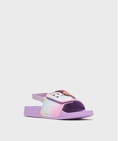 mules de piscine a brides elastique et scratch fille - gabby et la maison magique violetH038201_2