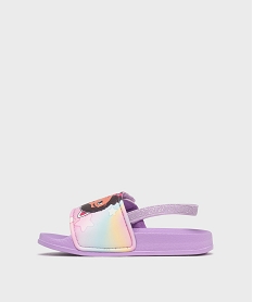 mules de piscine a brides elastique et scratch fille - gabby et la maison magique violetH038201_3