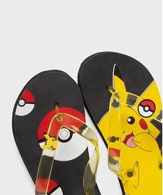 tongs pikachu a brides translucides garcon  - pokemon jauneH041101_3