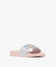 mules piscine a bride paillete confort fille - ellesse roseH041901_2