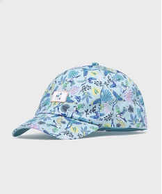 casquette a motifs exotiques fille bleuH043301_4