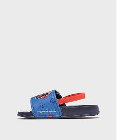 mules de piscine a brides elastique et scratch garcon - la patpatrouille bleuH043501_3