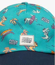 casquette a motifs surf garcon bleuH043701_2