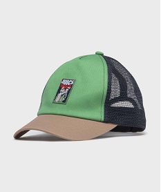 GEMO Casquette filet à patch brodé garçon vert standard