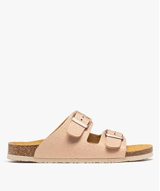 GEMO Mules pailletées avec semelle intérieure cuir à reliefs ergonomiques femme Rose