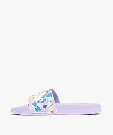 mules de piscine a large bride imprimee femme - fila violet tongsH044901_3