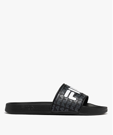 GEMO Mules de piscine à large bride imprimée homme - FILA gris standard