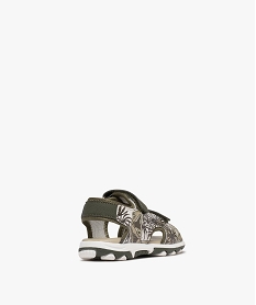 sandales sport a scratch imprimees dinosaures garcon - jurassic world vertH054401_4