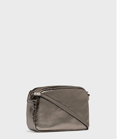 sac a bandouliere en matiere metallises femme gris sacs bandouliereH054801_2