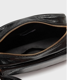 sac a bandouliere en matiere vernie femme noir standard sacs bandouliereH055001_4