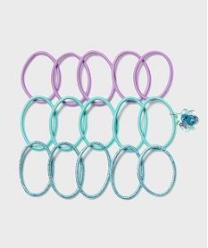 elastiques speciaux cheveux epais fille (lot de 15) - stitch disney multicoloreH056501_2