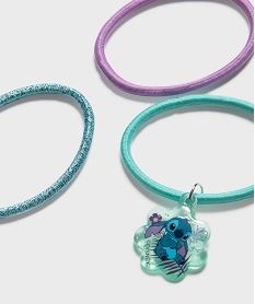 elastiques speciaux cheveux epais fille (lot de 15) - stitch disney multicoloreH056501_3