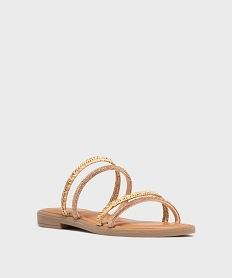 mules plates a fines brides fantaisie femme rose sandales plates et nu-piedsH060701_2
