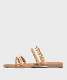 mules plates a fines brides fantaisie femme rose sandales plates et nu-piedsH060701_3