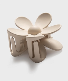 pince crabe en forme de fleur beige standard accessoires cheveuxH065301_2