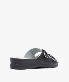 sandale confort a talon compense femme bleu mules et sabotsH065701_4