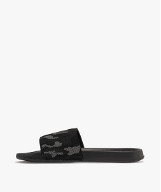 mules de piscine a motif camouflage garcon noir standardH069801_3