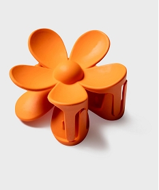 pince crabe en forme de fleur orange standard accessoires cheveuxH071101_2