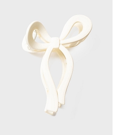 GEMO Pince crabe en forme de ruban Beige