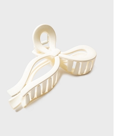 pince crabe en forme de ruban beige accessoires cheveuxH071301_2