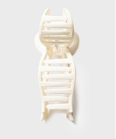 pince crabe en forme de ruban beige accessoires cheveuxH071301_3