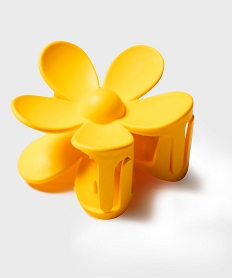 pince crabe en forme de fleur jaune accessoires cheveuxH071401_2