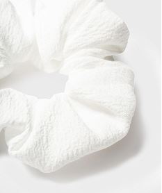 chouchou pour les cheveux uni blanc accessoires cheveuxH072501_4