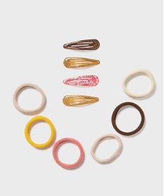 GEMO Accessoires cheveux fille (lot de 10) Multicolore