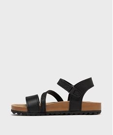 sandales multibrides pailletees legeres fille noir vifH079901_3