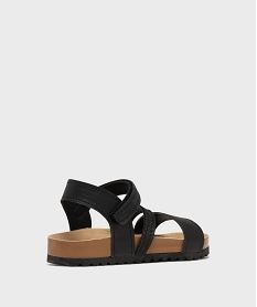 sandales multibrides pailletees legeres fille noir vifH079901_4