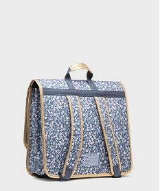 cartable a motifs fleuris fille bleuH081501_2