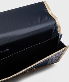 cartable a motifs fleuris fille bleuH081501_4