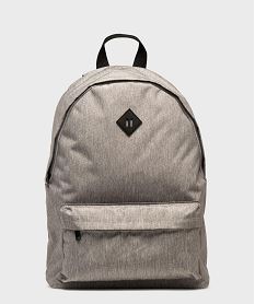 sac a dos uni en toile fille grisH082501_4