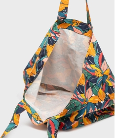 sac de plage a motifs fleuris format xxl multicoloreH090001_4