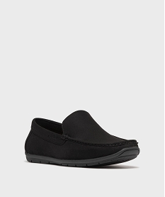 mocassins en suedine et semelle interieure cuir homme noir standardH105001_2