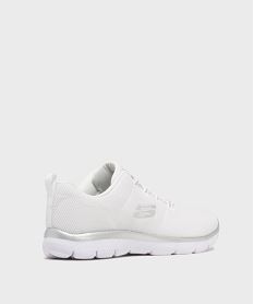 baskets basses en mesh legeres femme - skechers blanc standardH112301_4