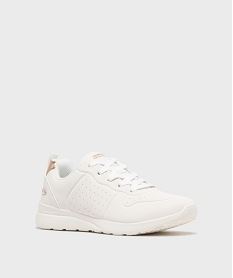 baskets basses aspect veloutee lavables en machine femme - skechers beigeH113301_2