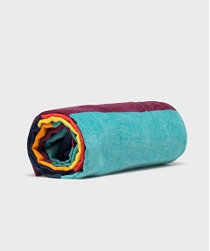 serviette de plage a rayures en eponge multicolore autres accessoiresH114201_4