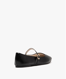 ballerine a bout carre et boucle a strass femme noir standard ballerinesH115801_4