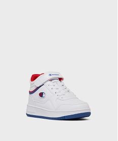 baskets mid a scratch avec detail bicolores garcon - champion usa blanc standard basketsH116601_2