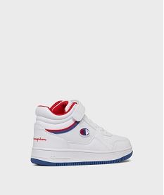 baskets mid a scratch avec detail bicolores garcon - champion usa blanc standard basketsH116601_4
