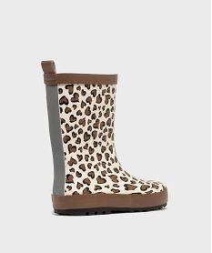 bottes de pluie avec motifs coeurs fille - lovely wings beigeH120701_4