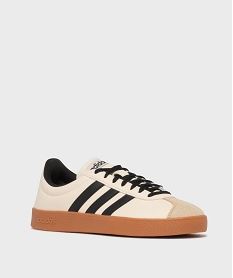 baskets vl court base femme - adidas beigeH125601_2